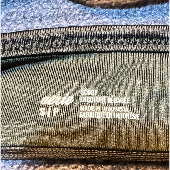 Aerie Scoop Tie Around Halter Bikini Top S - Picture 8 of 9